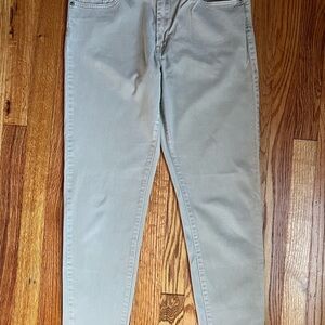 Banana Republic Skinny Pants in Light Tan